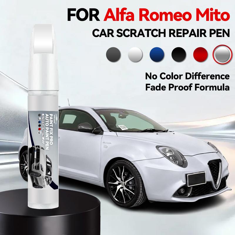

For Alfa Mito 1996-2025 Paint Repair Pen Touch Up Scratch Remover DIY Auto Accessories Black White Brown Gray Red Blue срібний
