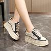 Fashion New Women's Shoes Color Block Style With Increased Insole EVA Material Summer Wear Resistant Breathable Rubber Upper