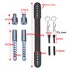 YEAHRUN RC Car Body Post Mounts Metal Alloy Front and Rear Shell Column for Axial SCX10 II 90046 1/10 RC Crawler Car Parts