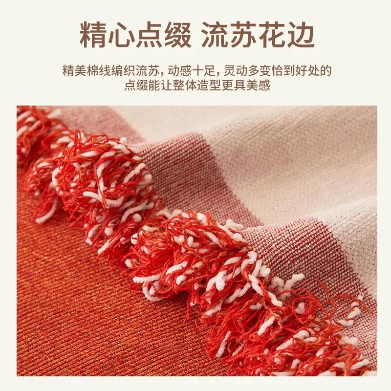 Double Sided Sofa Towel Living Room Universal Chenille Jacquard Skin Friendly Soft Sticky Cover Non Slip High Weight Cover Cloth
