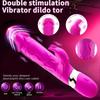 10 Modes Rabbit Dildo Vibrator G Spot Clitoris Stimulation Massager Women's Pleasure Sex Toys for 18