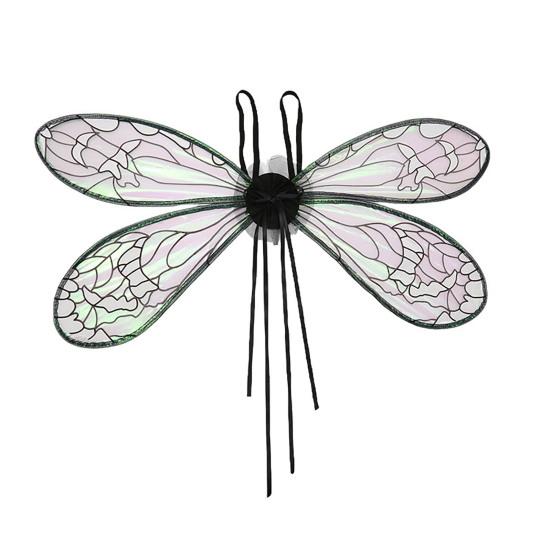 Fairy Wings Lett gradient Angel Alf Wing kostyme rekvisita kvinner Dragonfly Wing Dress-up tilbehør til cosplay dansefester