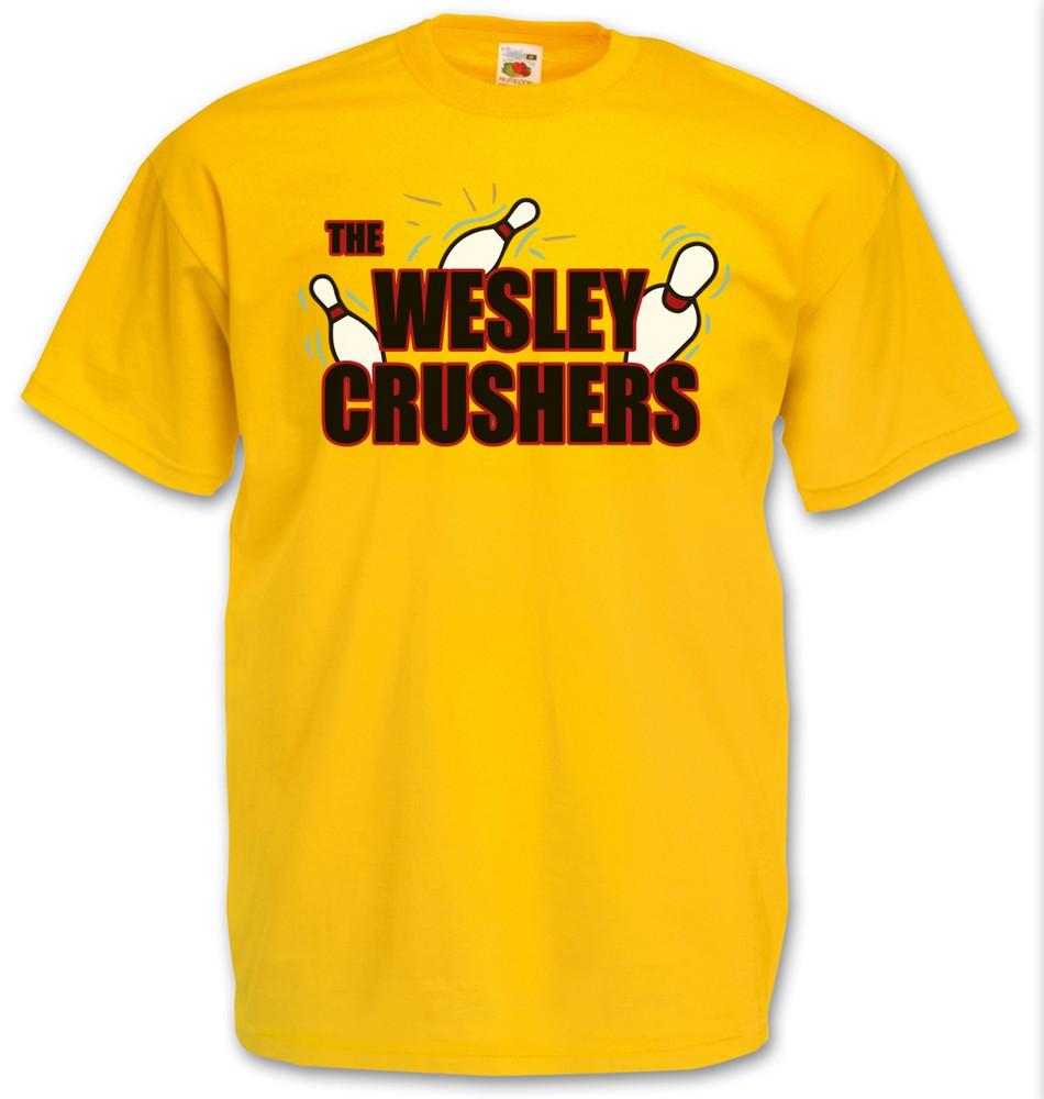 THE WESLEY CRUSHERS T-SHIRT - Cooper Big Bowling Bang Sheldon Team Theory Nerd