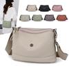 Autumn New Casual Simple Large-capacity Shoulder Bag Women's Lightweight Canvas Bag Textured Messenger Women's Bag