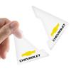 2Pcs Transparent Car Door Corner Cover Anti-Scratch Protection Sticker For Chevrolet Spark Captiva Camaro Lova Aveo Auto Rear View Mirror Sun Eyebrow