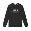 Heritage Comfortable Crew Neck Letter Pullover Long Sleeve Sweatshirt Men Sweatshirt F61M548297A-BK