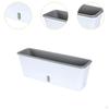 Rectangle Self Watering Planter,Garden Window Sill Planter Sturdy Flower Pot for Home Balcony Indoor
