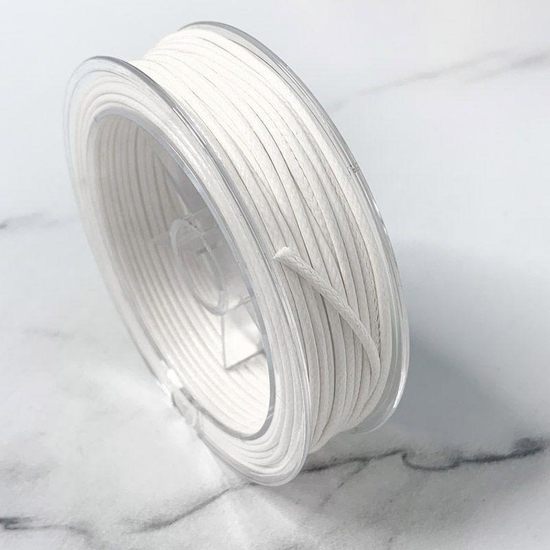 

Сделай сам Плетеный Кожаный Шнур Корейская Ручная Работа Вощеная Нить Pure White