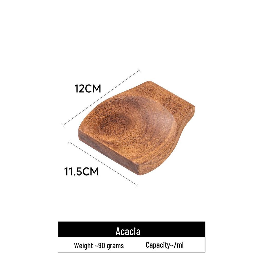 Acacia Long Handle Heat-Resistant Wooden Spatula and Salad Fork Set