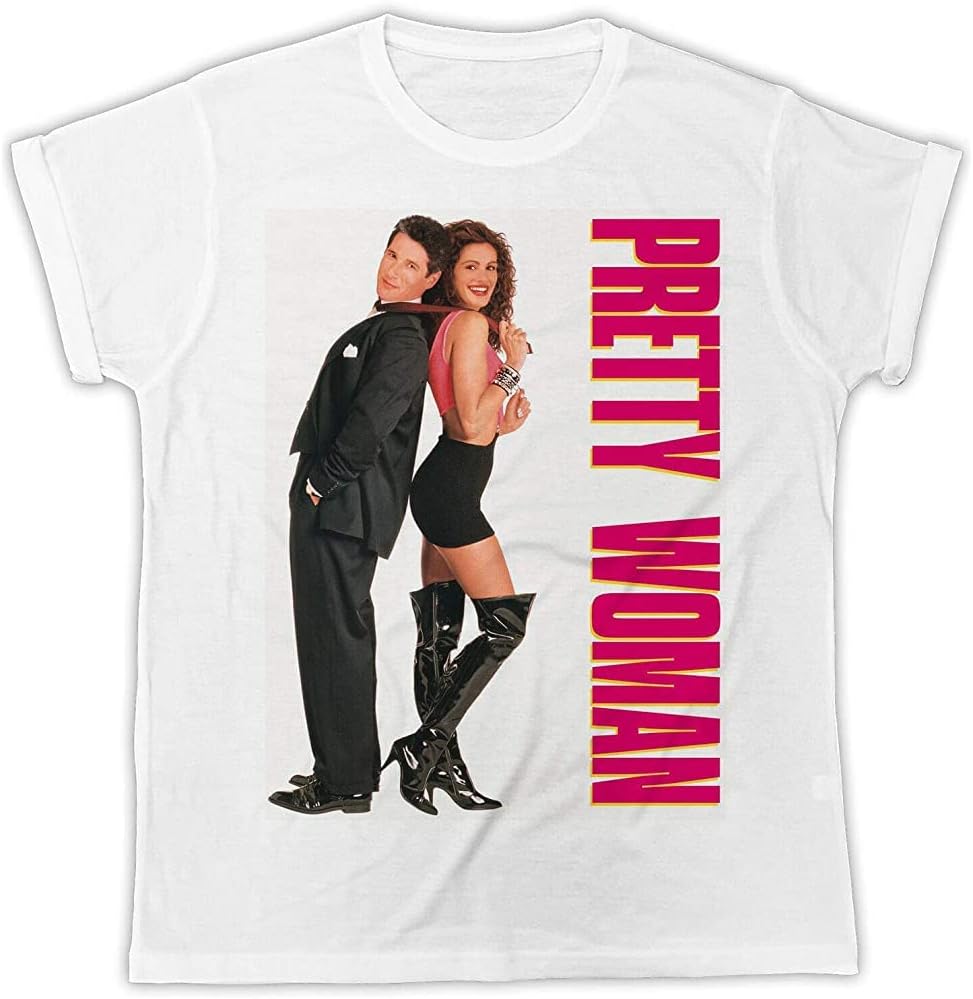 Gang Cool Pretty Woman Movie Poster Unisex Cool Funny Tshirt XS белый