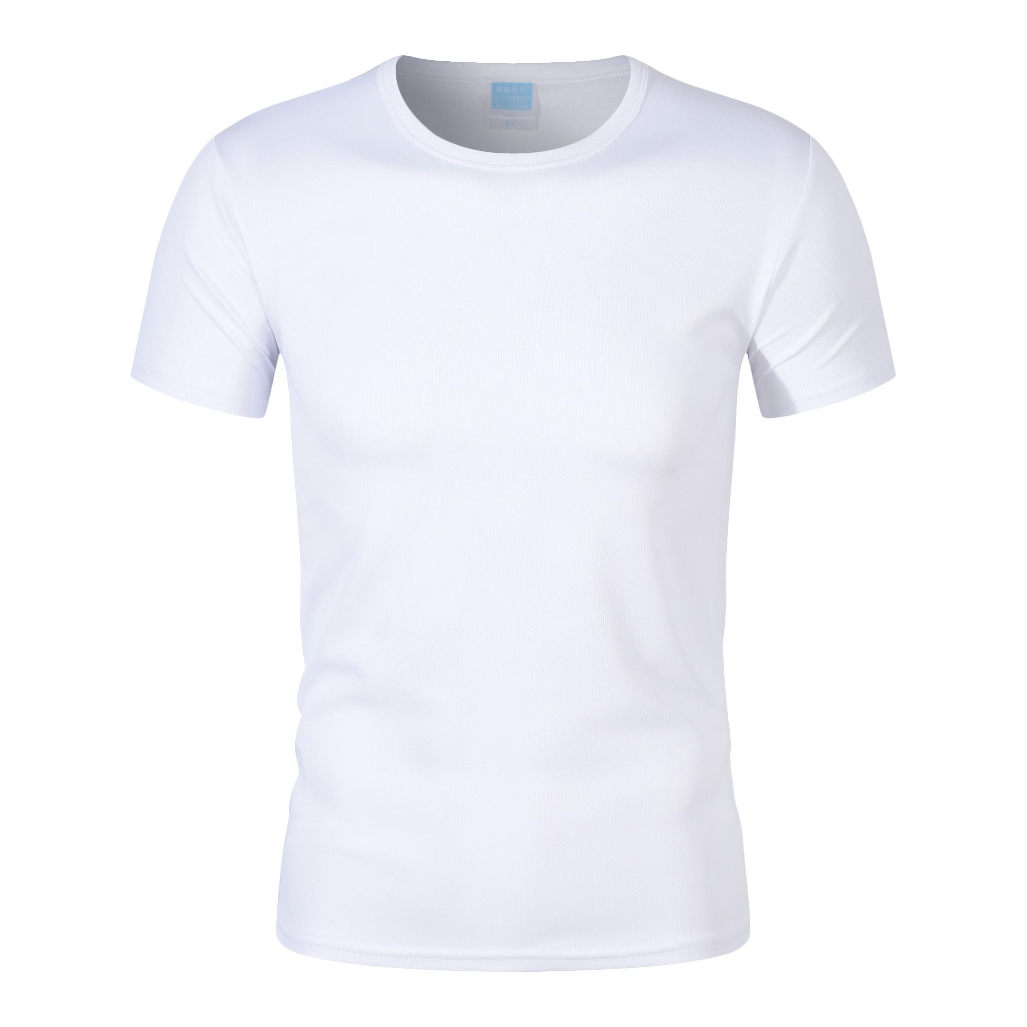 180 г 100D Marathon Быстросохнущая футболка из спортивного материала с круглым вырезом — фото 9