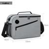 Lightweight Insulated Lunch Bag for Office and Outdoor Use, Stylish Solid Color Design