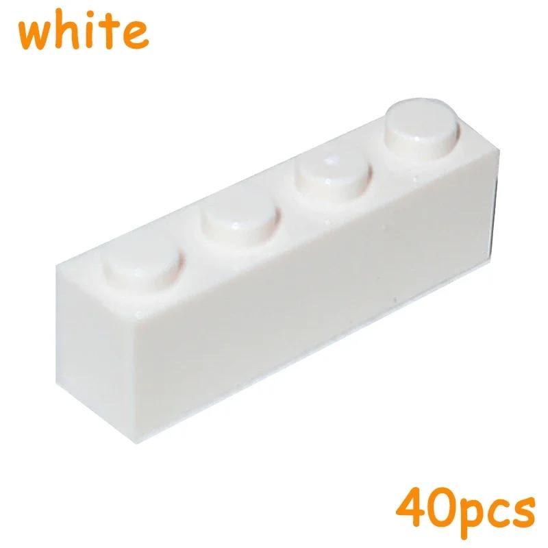 

40PCS 3010 3066 1x4 Bricks Dots Thick MOC Assemble Particles 1*4 Building Blocks DO-IT-YOURSELF Learning-Focused Creative Toy ideal for Children белый