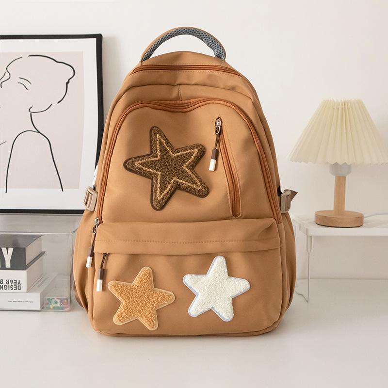 

Backpack for Female College Students, Niche Design Sense, Large Capacity Backpack for Female Stars, New High School and Junior High School Backpack хакі