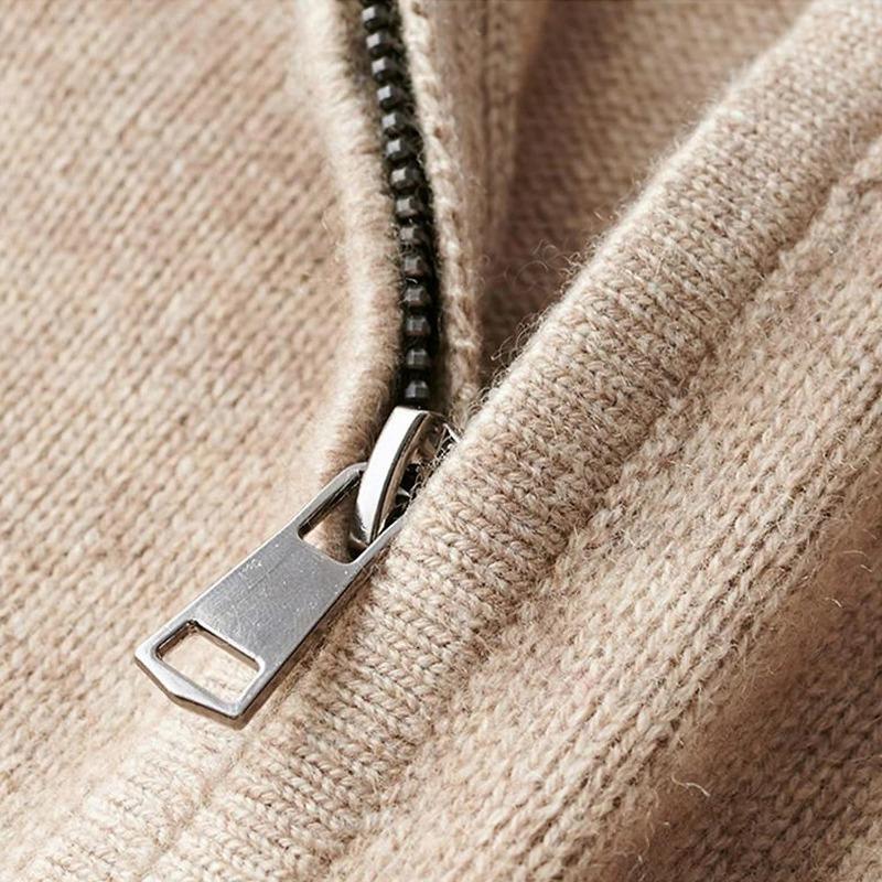 Fleece Sweatshirt Warm Undershirt  Men's Half Turtleneck Long Sleeve Sweater