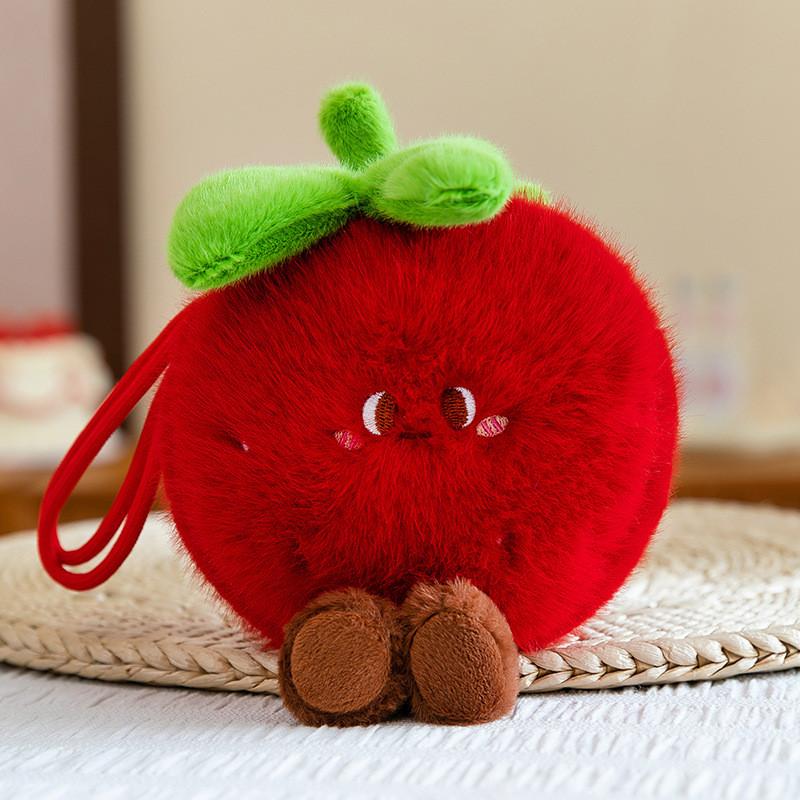 Fruits Vegetables Plush Keychain With Scented Granules For Kids School Activities