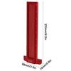 TS-8 Woodworking Hole Ruler Aluminum T shaped Measuring Tool   Scriber for Hardware(Red )