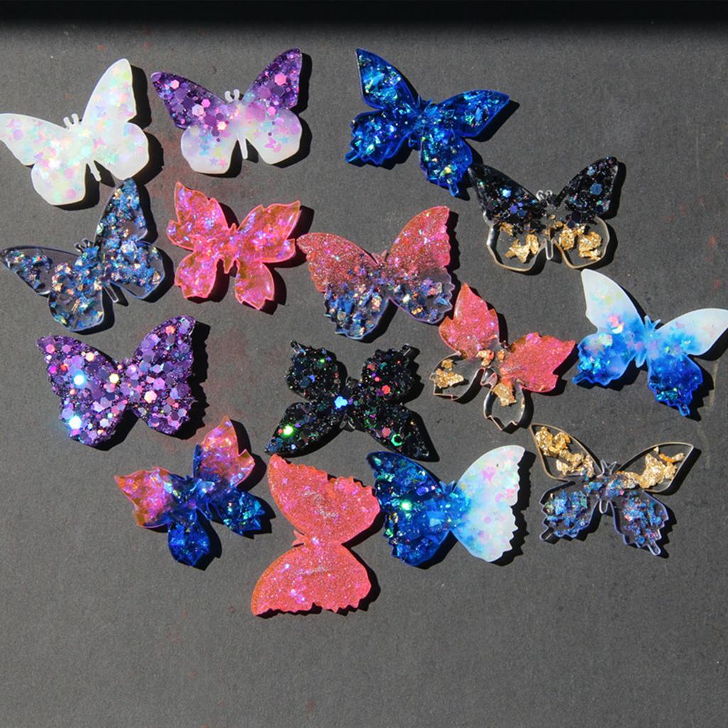 Butterfly Silicone Mold Decorative Pendant Mold Handmade Epoxy Silicone Mold Epoxy Resin Molds Making Crafts