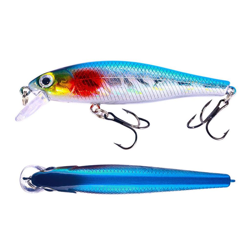 9g Slow Sinking Minnow Lure for Stream, Creek, and Sea Fishing