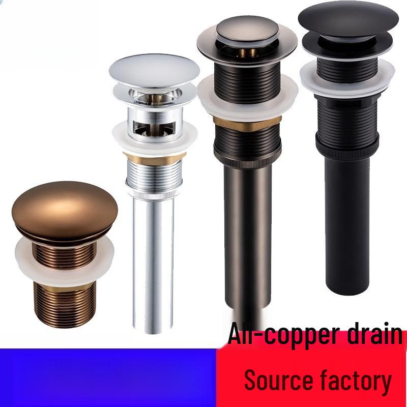 

Titanium Gold Electroplated Pop-Up Sink Drain