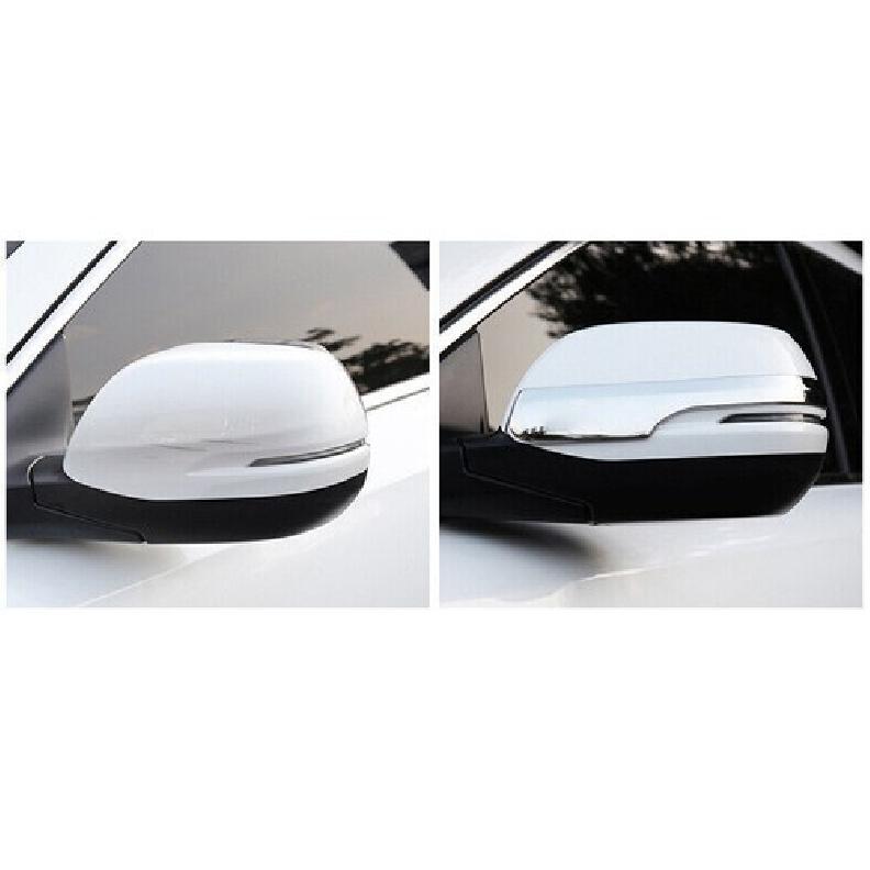 For Honda CRV CR-V 2017-2022 Steel Chrome Exterior Rear View Mirror Strip Trim