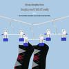 Non-Slip Mini Pants Clips for Baby Skirts - Stainless Steel, Multi-Functional, Non-Marking Design for Hanger Use
