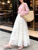 Fei Yuan Korean Style Princess Dress: Early Spring Sweet Layered Mesh Cake Dress for Women