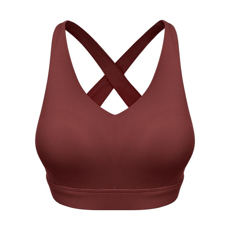 

Женский летний йога-топ с перекрещенной спинкой, полым дизайном и цельным бюстгальтером с амортизацией S