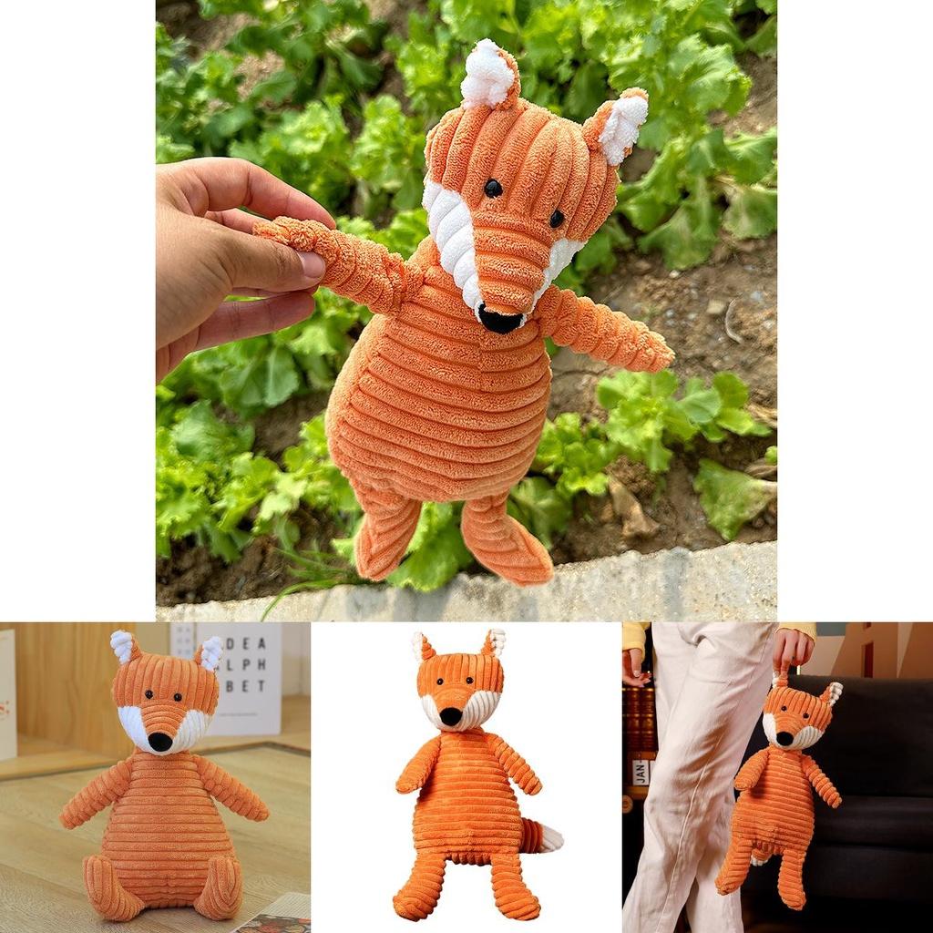 Cute Orange Fox Plush Toy For Girls Perfect Birthday Gift Soft And Huggable 15cm/33cm/42cm/65cm