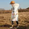 Winter Girls Boys Fur Collar Down Jackets Warmth Waterproof Child Long Snow Coats Kids Puffer Outfit Therme Parka