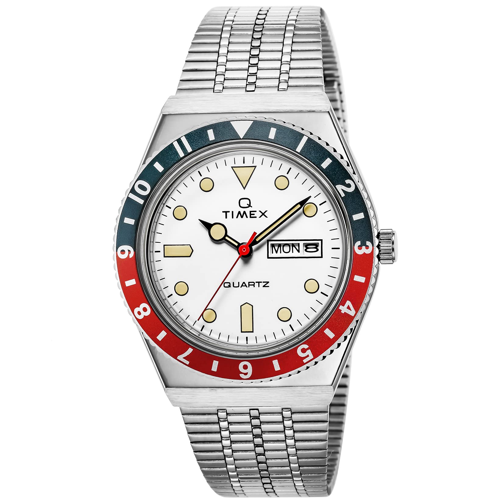 

TIMEX Q Blue x Red TW2U61200 Genuine Product