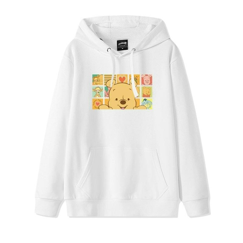 Winnie The Pooh Hoodie Pullover Women's Disney Clothes 202 New Winnie The Pooh Autumn and Winter Couples Casual Versatile Coat