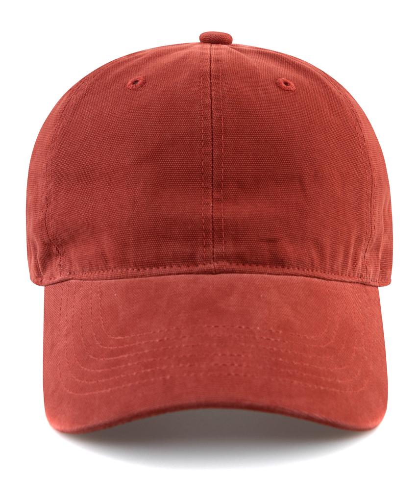 Chaebteo Casual Canvas Ball Cap-Brick