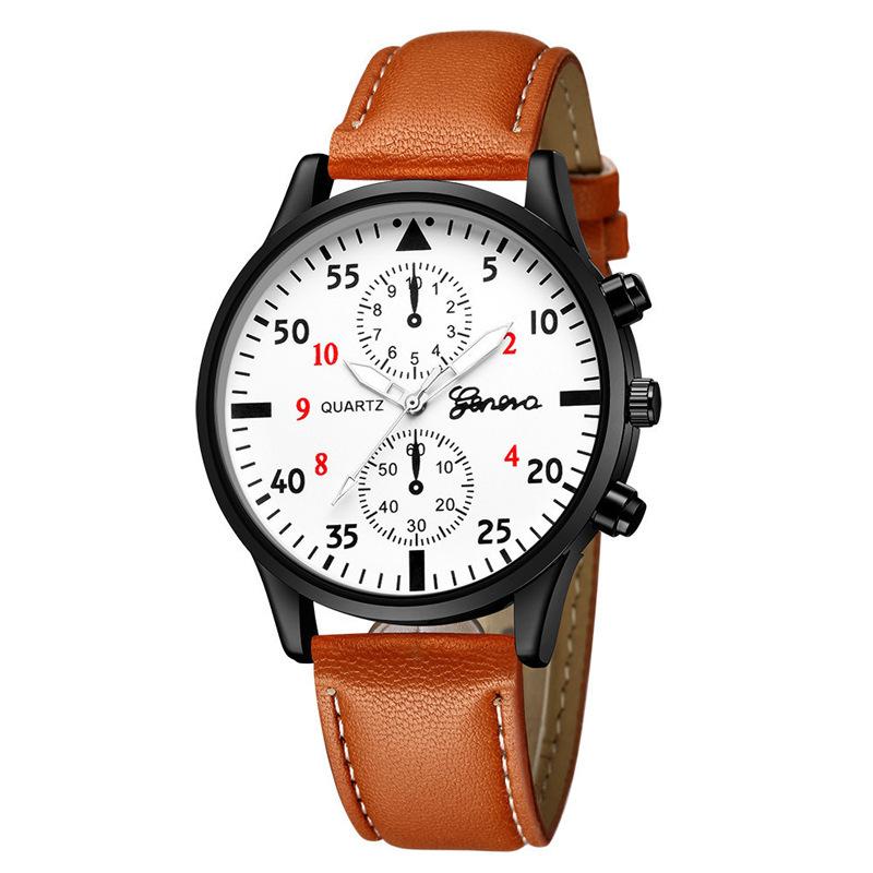 Men'S Versatile Fashion Watch Business Two Eyes Watch Watch