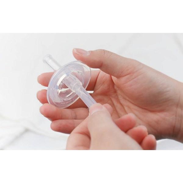Vivito Silicone Straw Holder, Transparent, 2 Pieces