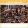 Wunderschön gearbeitete Vintage Holz Alphabet und Zahl Wandplakette für Zuhause und Hochzeitsdekoration