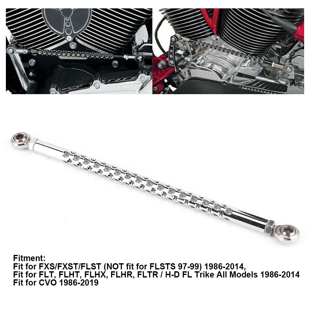Gear Shift Linkage Shifter Link Chromed Mesh Style Fits for FXSFXSTFLST 19862014