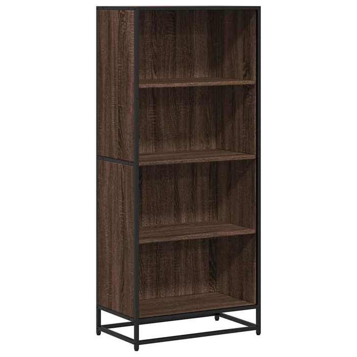VidaXL Bibliothèque chêne marron 60x35x139 cm bois d'ingénierie, étagère à livres, porte-livres, support à livres, armoire 3300844