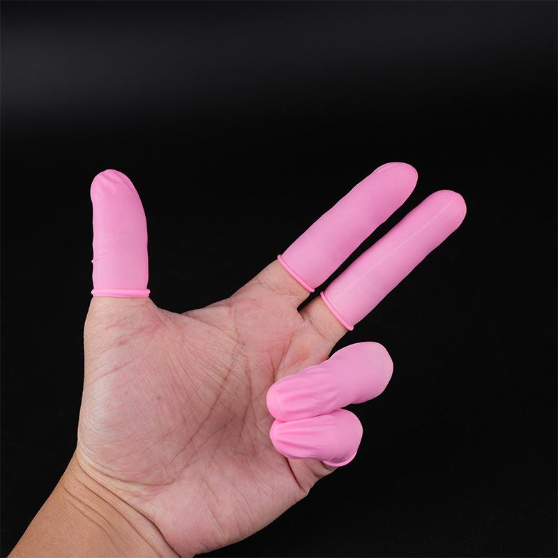 Anti-Static Multi-Color Disposable Latex Finger Cots - Thick, Wear-Resistant for Electronics