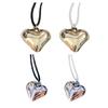 Heart Pendant Choker Necklace Neck Chain Adjustable Length Neckchain Fashionable Neckwear Jewelry Y2K Accessory Gift