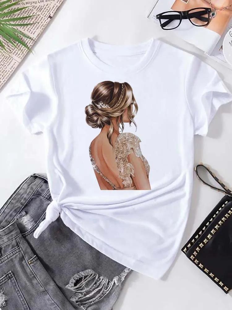 Women T-Shirt Harajuku Streetwear Short Sleeves Female Clothes Tops Tees Printed Female Tshirt Women Fashion Graphic