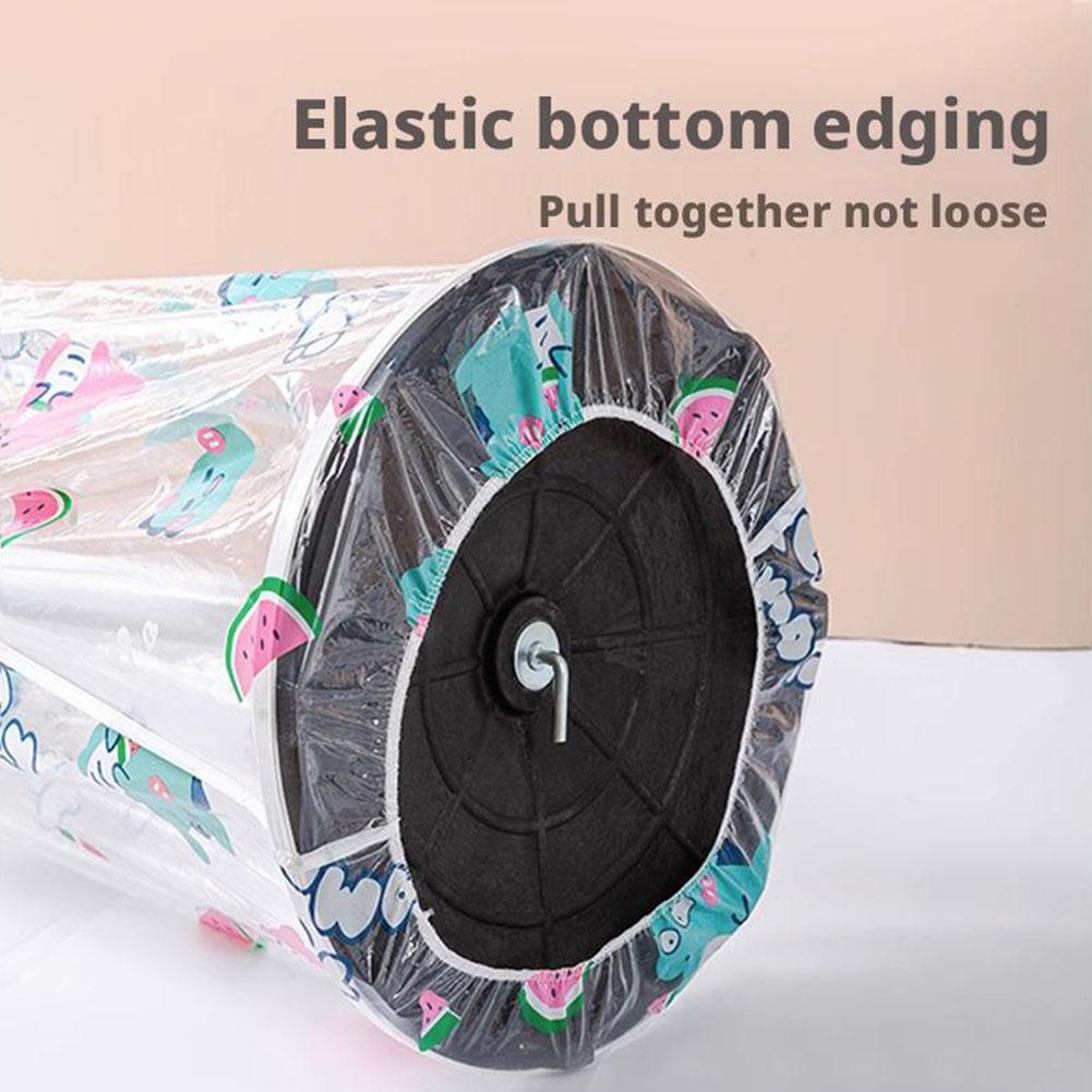 Floor Fan Cover Washable Waterproof Dustproof Standing Round Electric Fan Protective Cover Household Universal Storage Cover