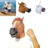 Máscara Realista de Cabeça de Cavalo Unicórnio Para Festas de Halloween e Máscaras