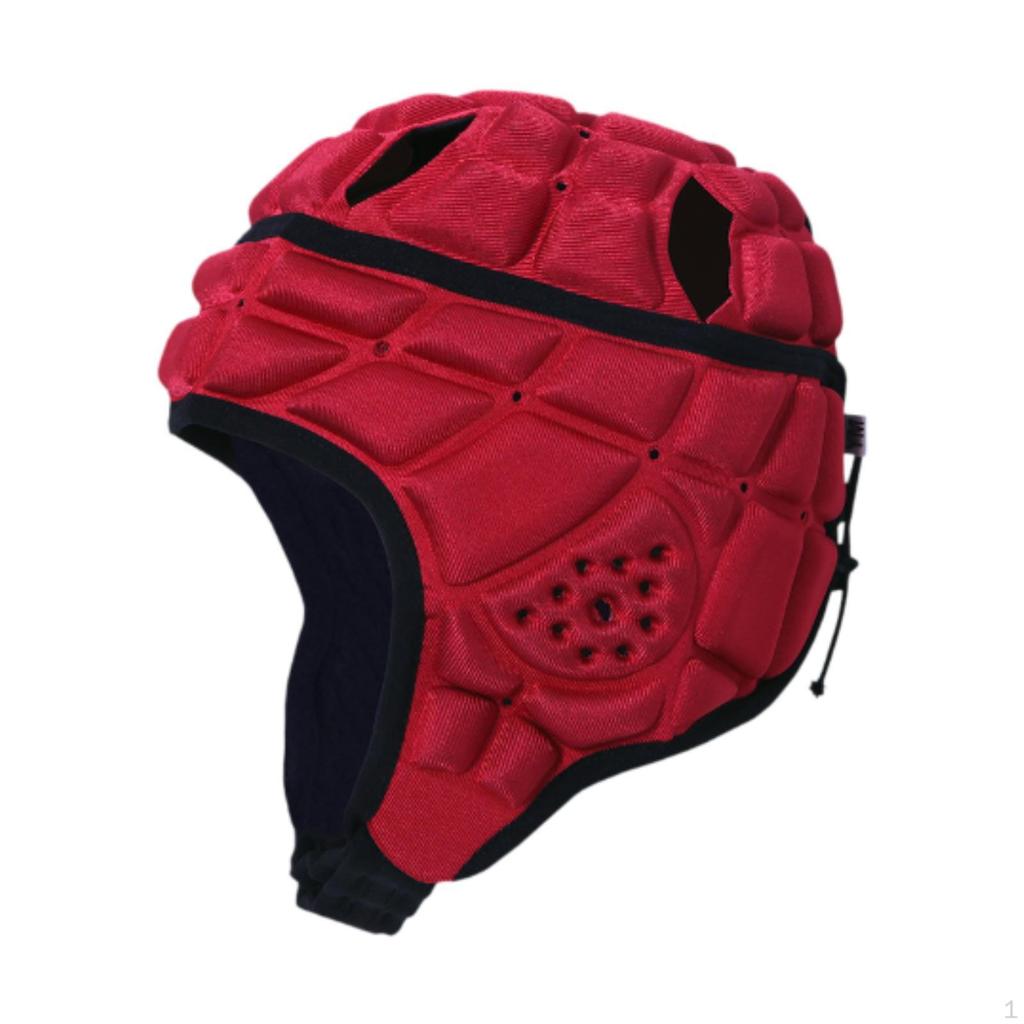 Rugby Helmet Head Protector Soft Headgear for Sports Baseball Soccer