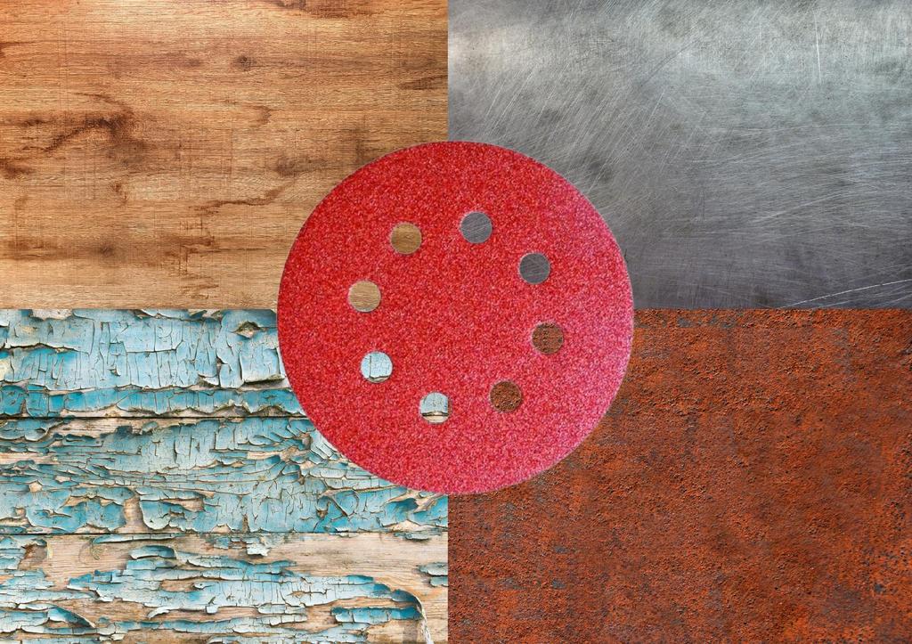 Velcro Sanding Discs 125 for Wood, Metal, Plastic 100