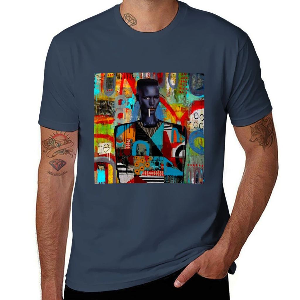 Grace Jones Tshirt Work Wear Breathable Tee