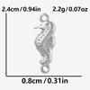 6pcs New Ocean Animal Stainless Steel Charms For Jewelry Making Supplies Metal Conch Shell Turtle Seahorse Pendant DIY Materials