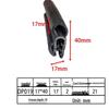 Customizable EPDM U-Shaped Rubber Sealing Strip for Electrical Cabinets and Car Doors