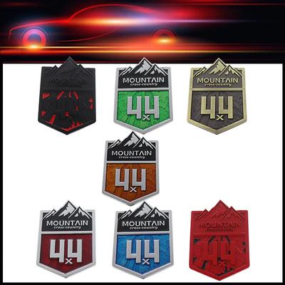 3D Autostyling 4x4 Berg Cross Country 4WD voor FJ Cruiser Auto Spatbord Zij-kofferbak Decal Embleem Badge Sticker