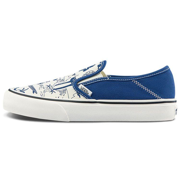 

Кроссовки Vans Slip-On SF Funny Printing True Navy Unisex VN0A5HYQAXV 36
